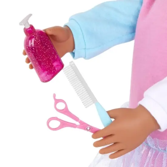 Our Generation Safie & Ginger 18" Doll & Pet Puppy Set image {3}