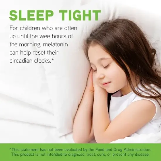 DaVinci Labs sleep tight - Kids Melatonin Supplement to Support Restful Sleep, Focus, Cognitive Health and More* - Citrus Flavor - 30mL, 75 Servings image {2}