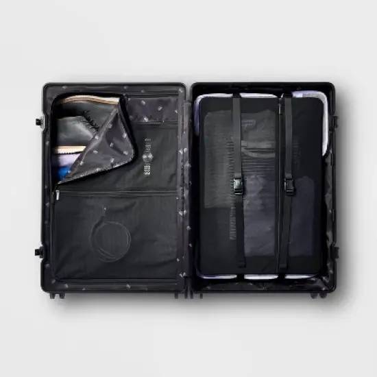 Signature Hardside Trunk Large Checked Spinner Suitcase - Open Story&trade; image {5}