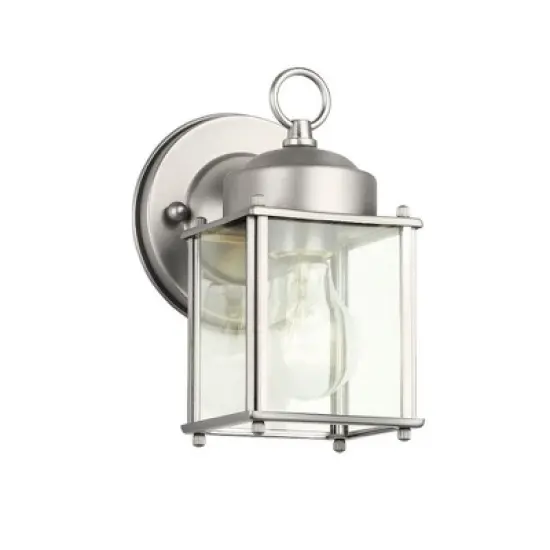 Kichler Lighting New Street Series 05 Outdoor 1 - Light Wall Light in  Stainless Steel image {1}