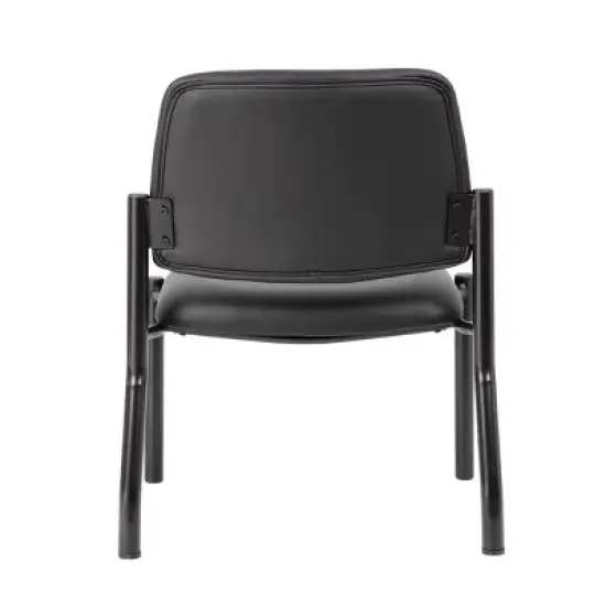 400lbs Weight Capacity Guest Chair Antimicrobial Black - Boss Office Products image {4}