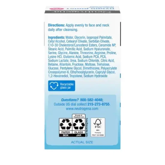 Neutrogena Hydro Boost Water Face Cream with Hyaluronic Acid - Fragrance Free image {10}