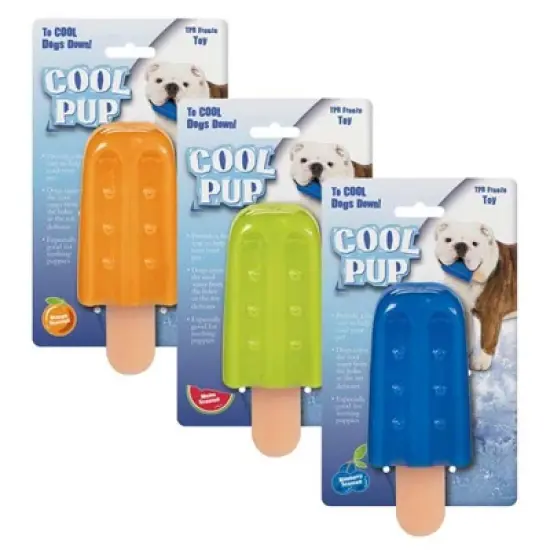 Cool Pup Cooling Popsicle Dog Chew Toy, Orange, Large image {3}