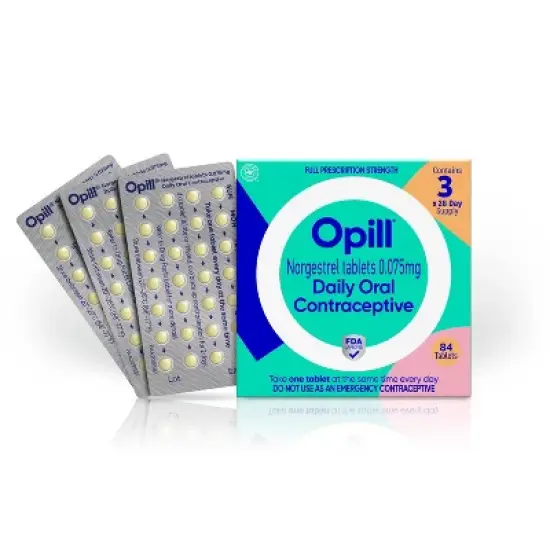Opill Daily Oral Birth Control Pills - 3 Month - 84ct image {11}