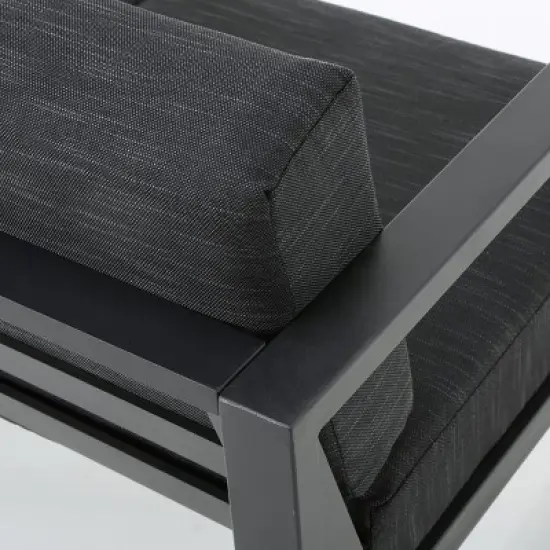 Christopher&nbsp;Knight&nbsp;Home Perry 3 Piece Outdoor Aluminum Chat Set with Water-Resistant Cushions image {6}