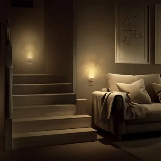 DORESshop Bubble LED Plug-in Night Light, Dimmable 3000K Soft White, Dusk to Dawn Sensor, 2-Pack for Bedroom and Hallway image {4}