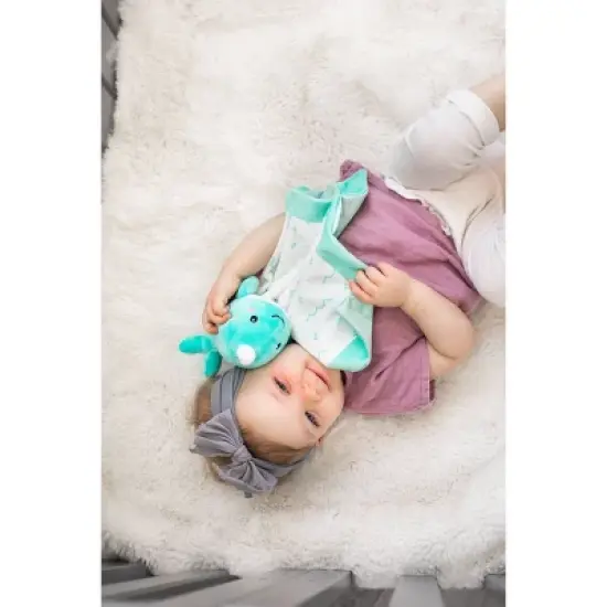 Pearhead Plush Lovey Crib Toy - Narwhal image {4}