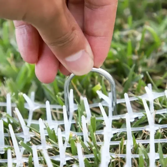 Okuna Outpost Pet Deterrent Mat for Training Cats and Dogs, White (78 x 11 in) image {2}