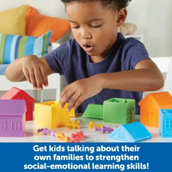 Learning Resources All About Me Sorting Neighborhood, 6 Pieces, Ages 3+ image {1}