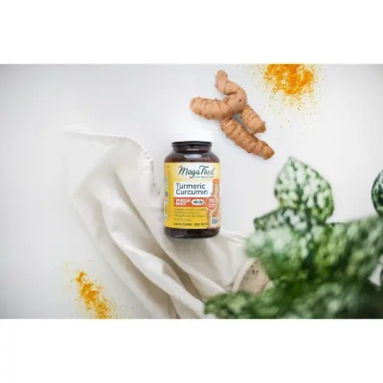 MegaFood Turmeric  Curcumin for Whole Body Mini Vegan Supplement Tablets - 60ct image {3}