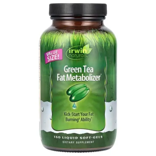 Irwin Naturals Green Tea Fat Metabolizer&reg;, 150 Liquid Soft-Gels image {4}