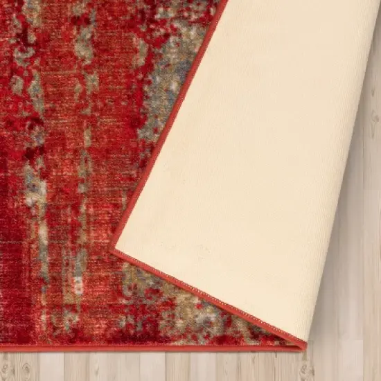 Modern Abstract Washable Non-Slip Indoor Runner or Area Rug by Blue Nile Mills image {3}