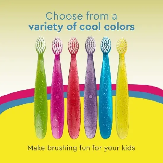 RADIUS Totz Toothbrush, For Delicate Teeth & Gums, Children 18 Months+ (Pack of 3) image {2}