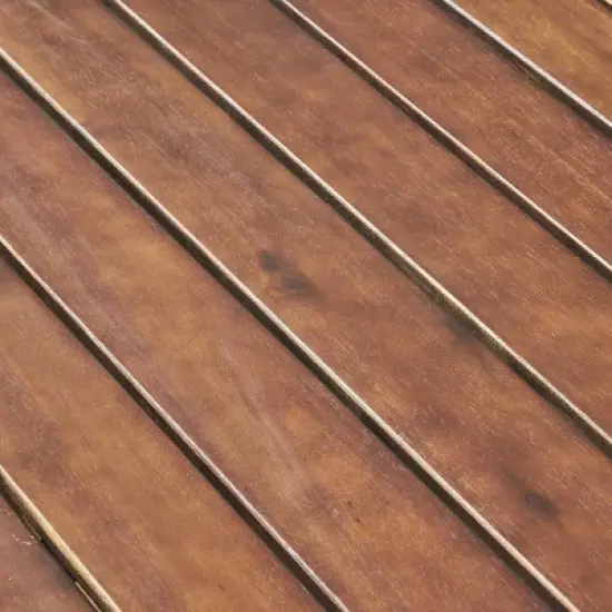 Fallon 7pc Acacia Wood Patio Dining Set: Weather-Resistant, 6 Arm Chairs - Christopher Knight Home image {4}