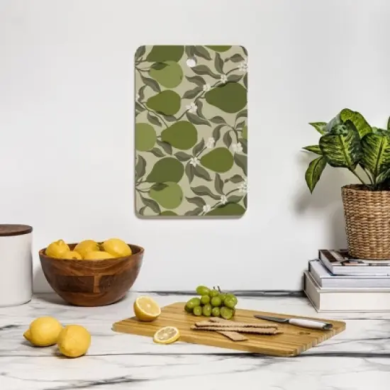Cuss Yeah Designs Abstract Pears Cutting Board Rectangle - Deny Designs image {2}