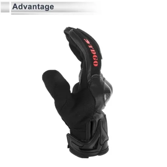 Unique Bargains Motorcycle Gloves Spring Summer Breathable Smartphone Touch 1 Pair image {2}