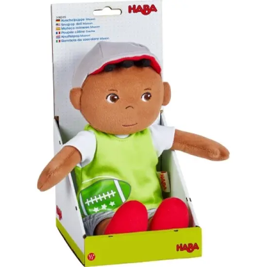 HABA Snug up Mason Baby Boy Doll (Machine Washable) image {8}