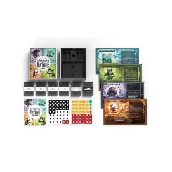 Command Of Nature Base Game: TeeTurtle Creative Thinking Role Playing 2-4 Players Board Game image {1}