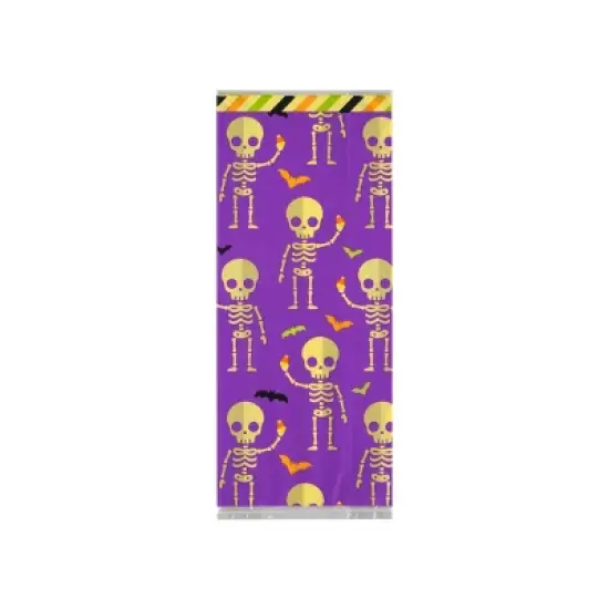 Wilton Halloween 20ct Skeleton Resealable Treat Bags image {1}