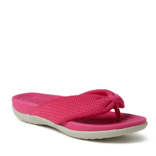 Dearfoams Women's Low Foam Thong Sandal image {6}