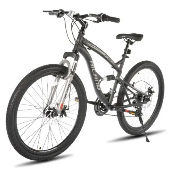 HILAND Full Suspension 26 Inch Men's Mountain Bike, 21-Speed, Adult MTB for Men & Women image {5}