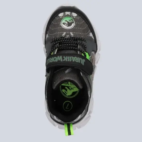 Toddler Boys' Jurassic World Sneakers - Black/Gray image {2}