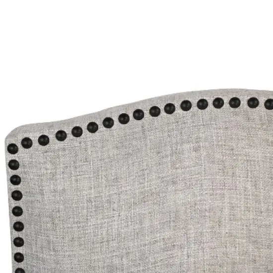 Ayala Nail Button Dining Chair in Linen - Skyline Furniture image {4}