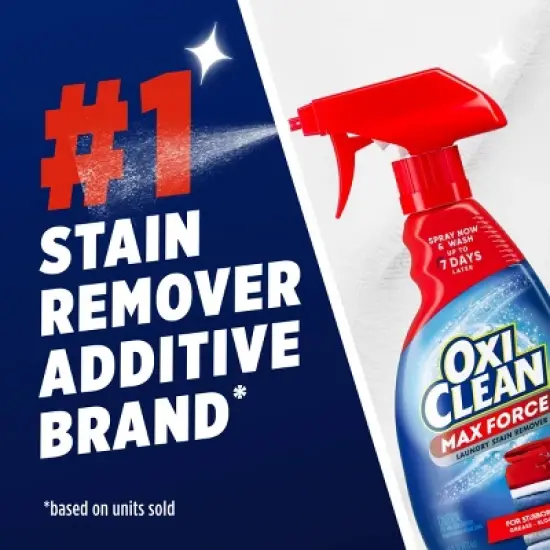 OxiClean MaxForce Laundry Stain Remover Spray - 12 fl oz image {9}