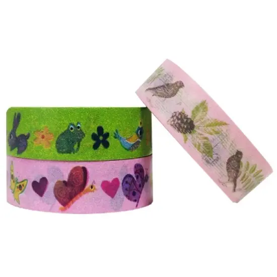Nature Buddies Washi Masking Tape (Set of 3) image {2}