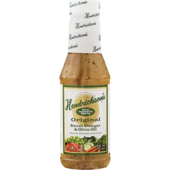 Hendrickson's Original Sweet Vinegar and Olive Oil - Case of 6/16 oz image {1}
