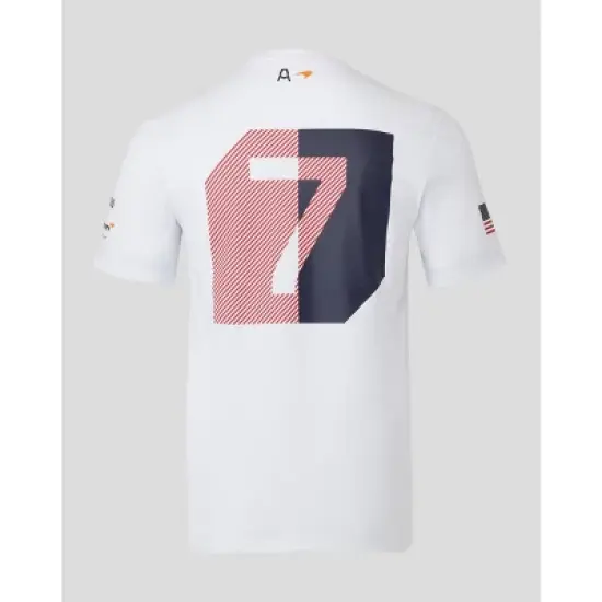 McLaren Indy Car Men's Alexander Rossi #7 T-Shirt image {5}