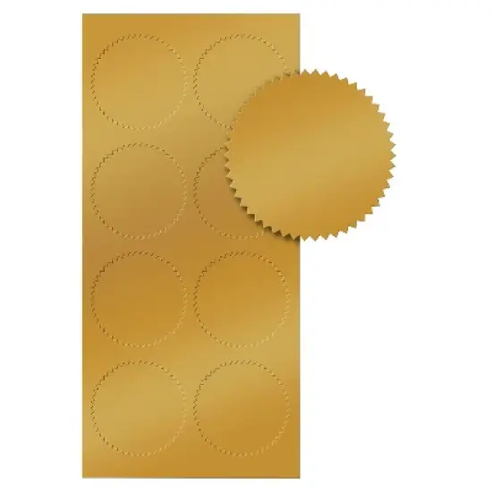 Great Papers! Seals Gold Foil 50/Pack (901200) image {4}