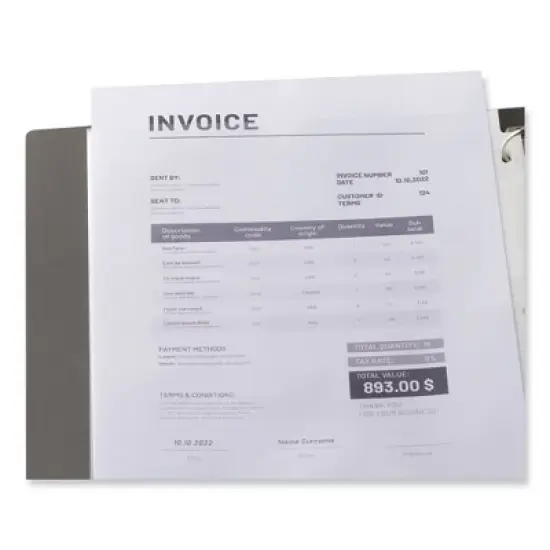 Universal Heavy Gauge Top-Load Poly Sheet Protectors - Letter - Case of 100 image {2}