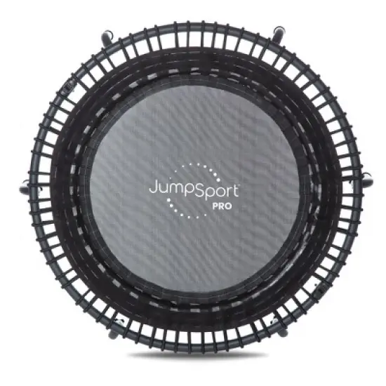 JumpSport PRO Indoor Heavy Duty Lightweight 44 Inch Folding Fitness Trampoline with Arched Legs and 7 Adjustable Tension Settings image {6}