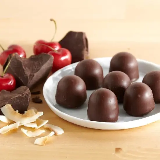 Queen Anne Dark Chocolate Coconut Covered Cordial Cherries | 6.6 Ounces | 10 Piece Gift Box | Whole Cherry Sweet Creamy Fruity Flavor image {6}
