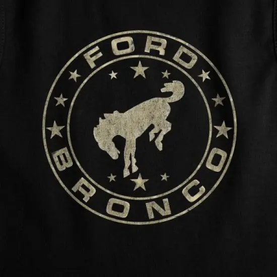 Women's Ford Bronco Vintage Star Bronco Sleeveless Crop Top Tank image {1}