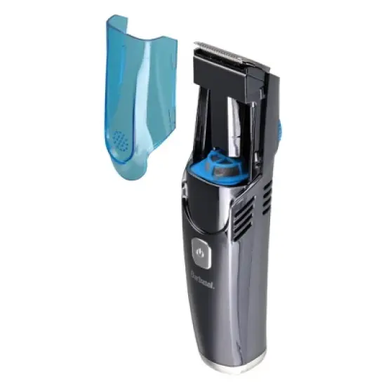 Barbasol LCD Display Rechargeable Vacuum Beard Trimmer with Adjustable Settings - Trial Size image {8}