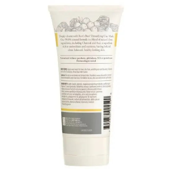 Burt's Bees Detoxifying Clay Face Mask - 2.5oz image {9}