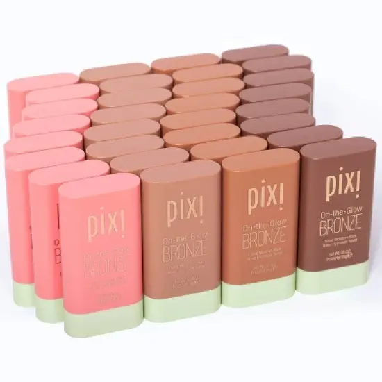 Pixi On The Glow Bronze Tinted Moisturizer Stick Bronzer - 0.6oz image {8}