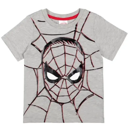 Marvel Spider-Man Tie Dye French Terry Zip Up Hoodie Graphic T-Shirt Pants Infant to Toddler image {5}