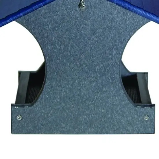 AMERICAS FAVORITE Blue & Gray Small Hopper Brid Feeder - 7.56" X 9.96" X 8.04" image {2}