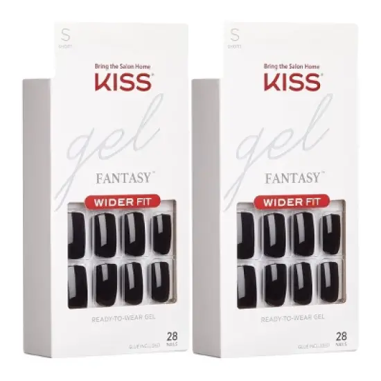 KISS Gel Fantasy Fake Nails - Just Right - 56ct image {2}