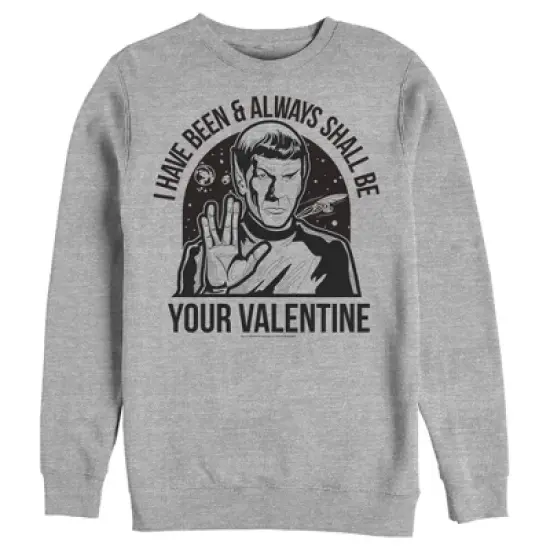 Men's Star Trek Spock Always Shall Be Valentine Sweatshirt image {4}