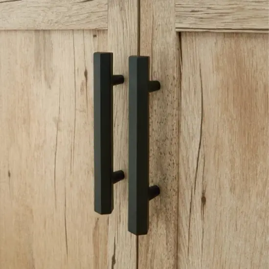 Mason Peak 2 Door Office Storage Cabinet Prime Oak - Sauder image {3}