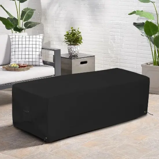 Covers&All Rectangular Fire Pit Cover, Rectangle shape image {4}