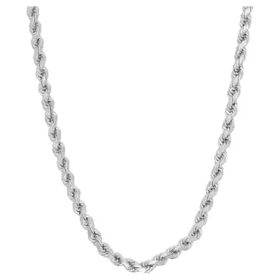 Tiara Sterling Silver Rope Chain Necklace image {3}