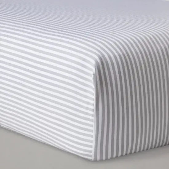 Crib Bedding Set Two by Two 4pc - Cloud Island&trade; Gray image {2}