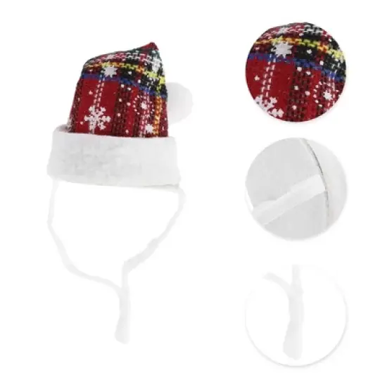 Unique Bargains Halloween Pet Headwear 4.33"x2.17" Red 1 Pc image {2}