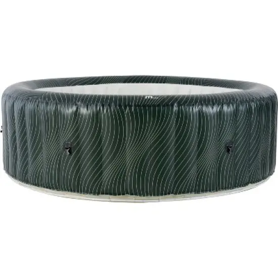 MSpa Meteor Round Bubble Spa with Thermal Cover 245 Gal 164 Electric 110 Volt AC Inflatable Hot Tub image {14}