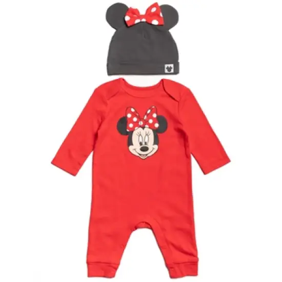Disney Classics Winnie the Pooh Lion King Tigger Mickey Mouse Minnie Mouse Bambi Cosplay Snap Coverall and Hat Newborn to Infant image {10}